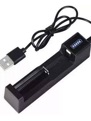 CARGADOR DE PILAS INDIVIDUAL  USB ART G237 DAÑ