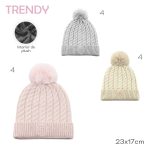GORRO TRENDY C/POMPON ART 18888 DAÑ