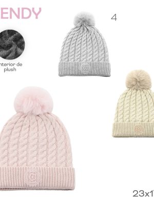 GORRO TRENDY C/POMPON ART 18888 DAÑ