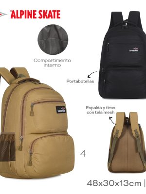 MOCHILA ALPINE SKATE ART 17751 DAÑ