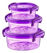 SET TUPPERS REDONDO SET 3PCS Nº1 ART SA-696 HAÑ