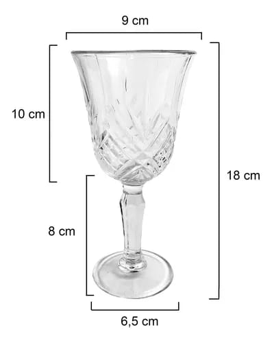 COPA TAZO GOBLET X6 PCS ART TT-084 HAÑ
