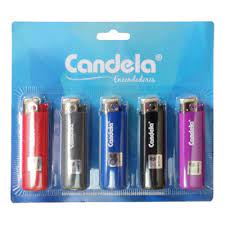 ENCENDEDOR CANDELA MAXI BLISTER X5 UNIDADES ART 3558 DAÑ