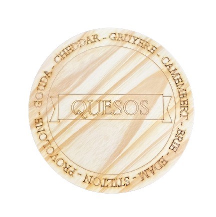 TABLA DE MADERA QUESOS ART 216 EAÑ