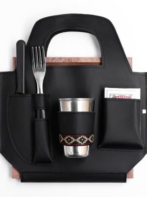 SET ASADOR PLATO CUADRADO 22CM+CUBIERTOS ART 175 EAÑ