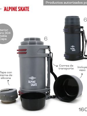 TERMO ALPINE SKATE C/ VASO 1.6LT ART 16454 EAÑ