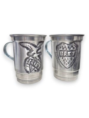 VASO CHICO CINCELADO C/ ASA CLUB Y FERNET ART 00431 FAÑ