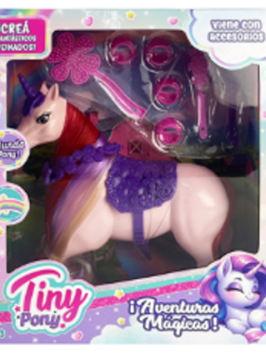 UNICORNIO CON ACCESORIOS TINY ART 55142 FAÑ