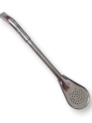 BOMBILLA POCO LORO CINCELADA ACERO INOX ART FF23 FAÑ