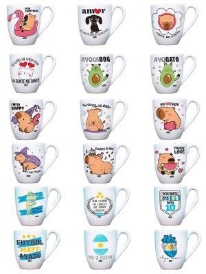 TAZA BOMBE CHICA VARIOS MODELOS ART GA137DECO IAÑ