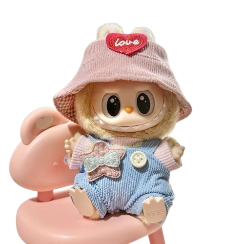 LLAVERO LABUBU CAJA CON ROPA ART P7832-1 IAÑ