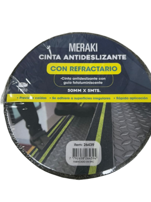 CINTA ANTIDESLIZANTE REFRACTARIO 50MMX5M ART 26439 GAÑ