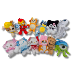LLAVEROS PELUCHES VARIOS PERSONAJES HAÑ