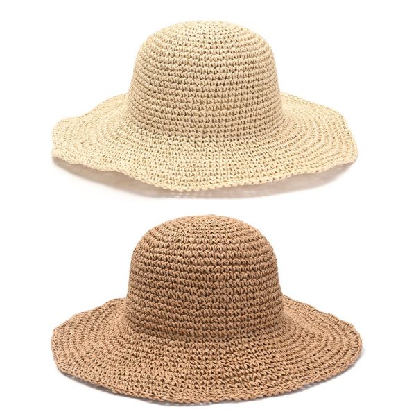 SOMBRERO CAPELINA TEJIDA SIMIL CROCHET ART 40819 GAÑ