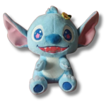PELUCHE STITCH CON FLOR CELESTE 50CM ART 23887 HAÑ