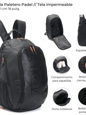 MOCHILA PALETERO PADEL ART 40117 HAÑ