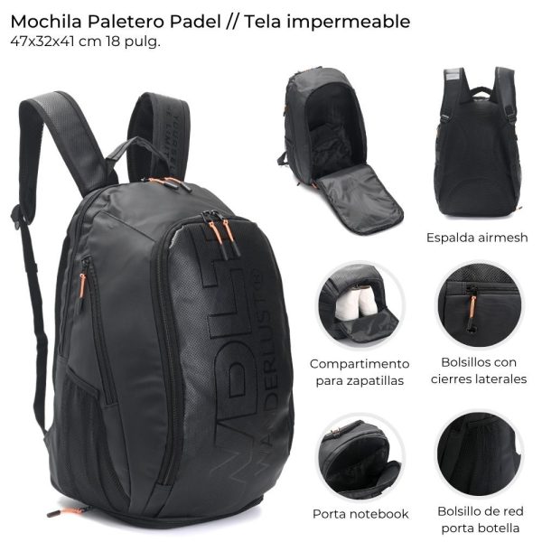 MOCHILA PALETERO PADEL ART 40117 HAÑ