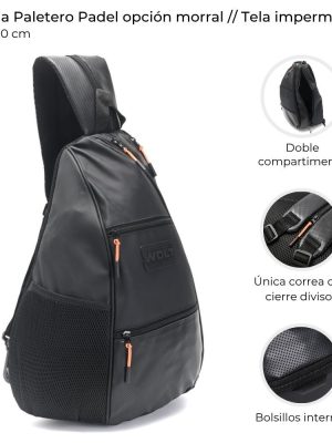 MOCHILA PALETERO PADEL OPCION MORRAL ART 40118 HAÑ