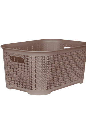 CAJA ORGANIZADORA RATTAN ECOFRIENDLY C/ TAPA ART E211 JAÑ
