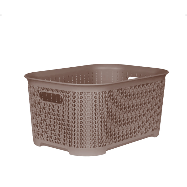 CAJA ORGANIZADORA RATTAN ECOFRIENDLY C/ TAPA ART E211 JAÑ