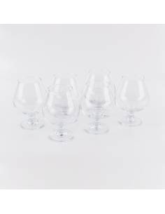 SET COPA VINO X6 TRANSPARENTE C.BORDE DORADO CA6081 JAÑ