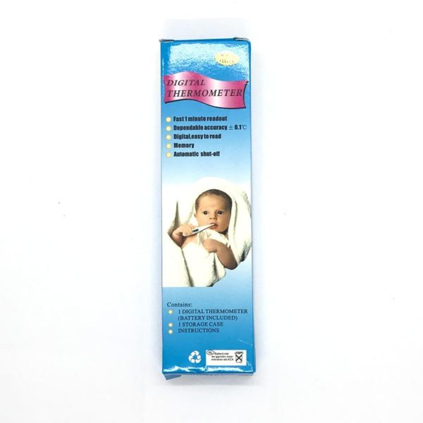 TERMOMETRO DIGITAL EN CAJA CELESTE  ART YB-009/ NAR6329 JAÑ