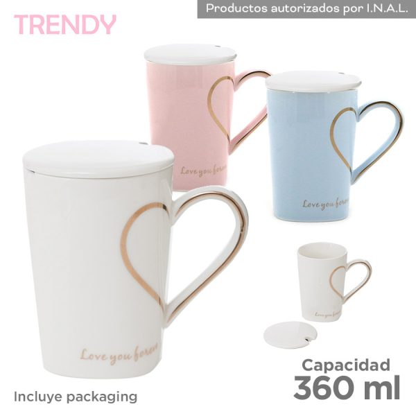 TAZA CERAMICA TRENDY ART 14512 FAL