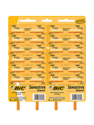 PRESTOBARBA BIC SENSITIVE TIRA X12 UNIDADES ART 71 JAÑ