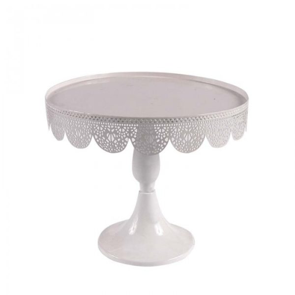 POSATORTA METAL BLANCO 24CM ART 103094 IAÑ