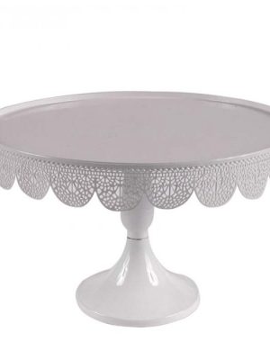 POSATORTA METAL BLANCO 30CM ART 103096 IAÑ