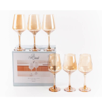 COPA VINO X 6 DORADA CLR BOX ART CA6055 JAÑ