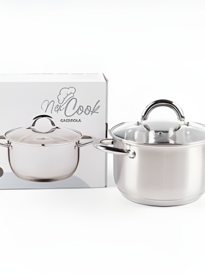 CACEROLA C.TAPA VIDRIO 2L TIPO C ACERO INOX ART CA5295Z JAÑ