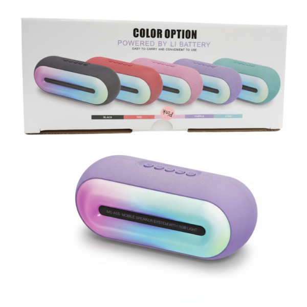 PARLANTE INALAMBRICO LUZ RGB ART MS-A15 JAÑ