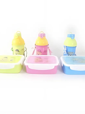 SET LONCHERA PLASTICA 22 X 18 CM  ART NS320052Z1 IAÑ