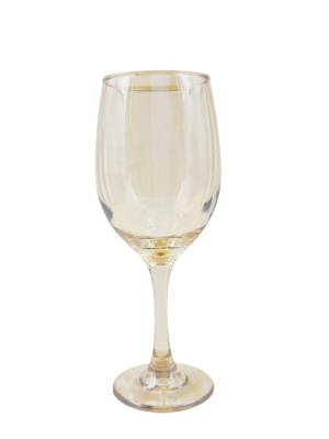 SET COPAS DE VINO X6 DORADA 330ML ART CA6067 IAÑ
