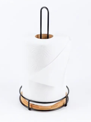 PORTA ROLLO COCINA 1,5CM BASE BAMBOO ART CA5957 IAÑ