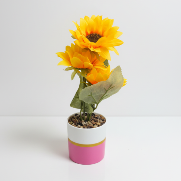 MACETA C/PLANTA GIRASOLES ART NS413657 IAÑ
