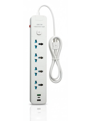 ALARGUE 2MTS 4 ENTRADAS +2 USB A + 1TC ART K-3380 JAÑ