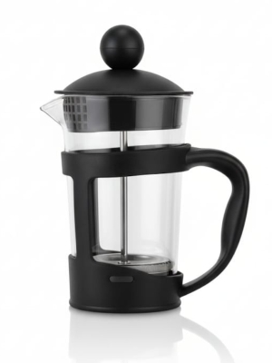 CAFETERA DE VIDRIO C/EMBOLO ACERO 600ML ART CN18755 JAÑ