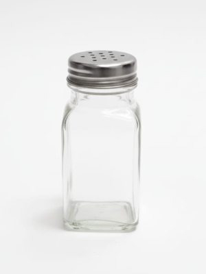 SALERO VIDRIO TAPA ACERO 100ML  ART CN19094 JAÑ
