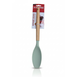CUCHARA DE SILICONA MANGO MADERA  ART CN18231 JAÑ