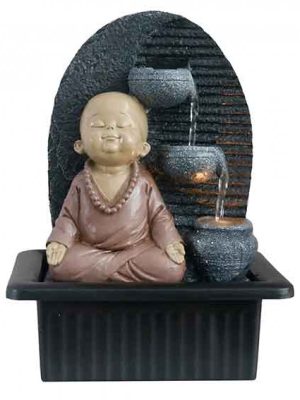 FUENTE DE AGUA BUDA 25CM ART FUM415CT JAÑ