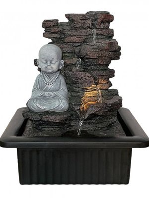 FUENTE DE AGUA MINI BUDA 25CM ART FUM421CT JAÑ