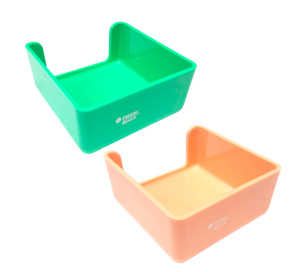 PORTATACO 9X9CM NARANJA/VERDE PASTEL ART 0492PNA/0492PVE LAM