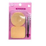 SET X3PCS APLICADOR DE MAQUILLAJE Y PINZA ART NJ12263 AAN