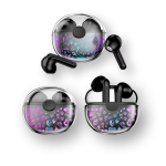 AURICULARES INALAMBRICOS C/DISENO FOSFORECENTE AURI Q7 DAÑ