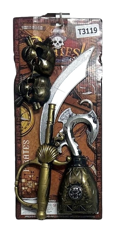 SET PIRATA C/ACCESORIOS 43CM T3119 FAÑ