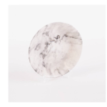 PLATO CERAMICA HONDO REDONDO MARMOLADO 21,5X5CM ART TR0188