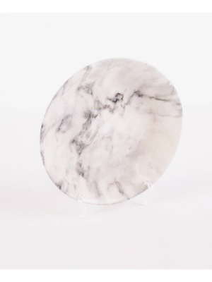 PLATO CERAMICA HONDO REDONDO MARMOLADO 21,5X5CM ART TR0188