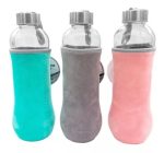 BOTELLA DE VIDRIO CON FUNDA 580 CC ART 15018 DAÑ